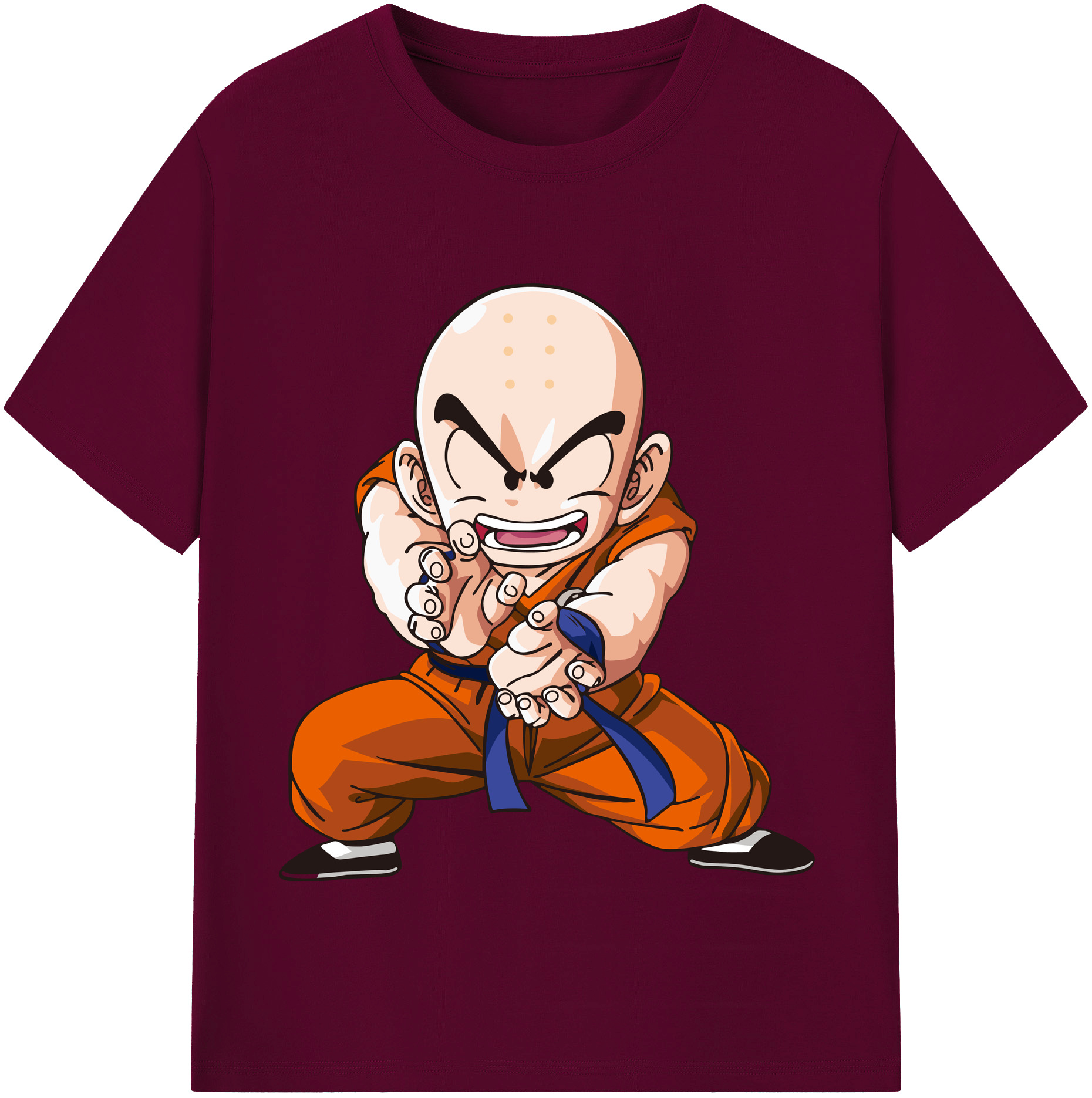 （画像用） ドラゴンボール クリリン DRAGON BALL krillin レディースカジュアルプリントTシャツ（綿100％）